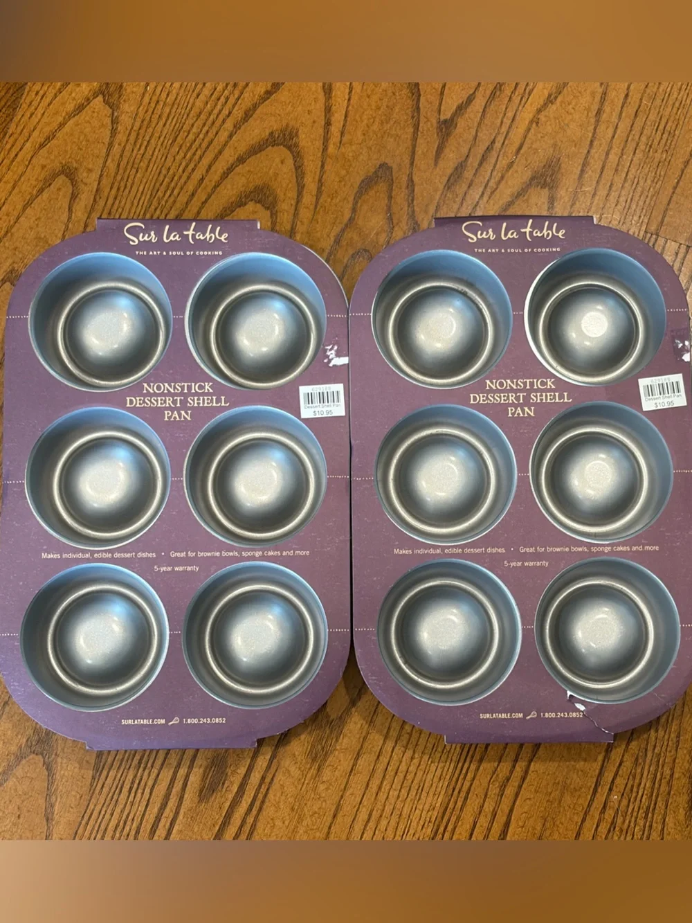 Set of 2 - Sur La Table Non-Stick Dessert She’ll Pans